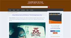 Desktop Screenshot of countrymusicontour.com