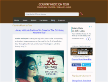 Tablet Screenshot of countrymusicontour.com
